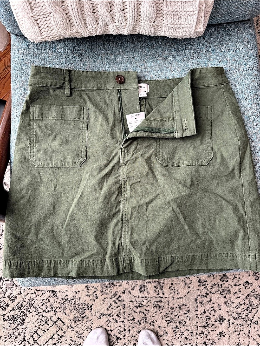 J.Crew Skirt Skirt in Green Size 8 NWT
